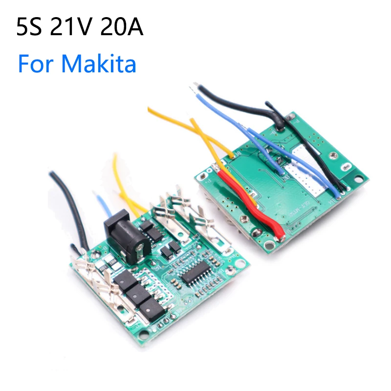 For Makita Li-Ion Battery 5 strings of 18V 21V bms tool lithium battery protection board Multiple protection function swrench
For Makita Li-Ion Battery 5 strings of 18V 21V bms tool lithium battery protection board Multiple protection function swrench