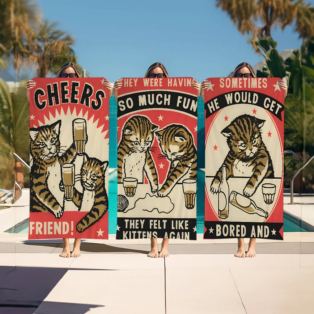 Everybody Cheers Drunk Dinner Pet Cat Classic Anime Microfiber Blanket Quick Drying Beach Towels Oversized Printing Super Towel
Everybody Cheers Drunk Dinner Pet Cat Classic Anime Microfiber Blanket Quick Drying Beach Towels Oversized Printing Super Towel