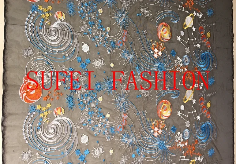 130cm wide colorful abstract embroideried black lace wedding dress cheongsam fabric S123
130cm wide colorful abstract embroideried black lace wedding dress cheongsam fabric S123