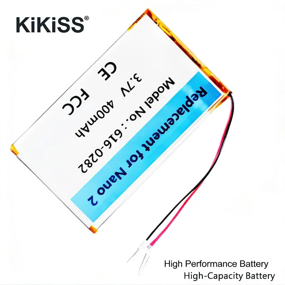 Аккумулятор MP3 400 мАч для Apple iPod Nano 2 2G 2-го поколения, надежная замена Nano2 616-0282
Аккумулятор MP3 400 мАч для Apple iPod Nano 2 2G 2-го поколения, надежная замена Nano2 616-0282