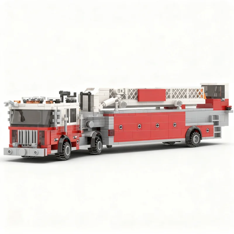 NEW 688PCS MOC Creative Model American Hook Ladder Tiller Building Blocks DIY Assembly Building Blocks Display Gift Bricks Set
NEW 688PCS MOC Creative Model American Hook Ladder Tiller Building Blocks DIY Assembly Building Blocks Display Gift Bricks Set