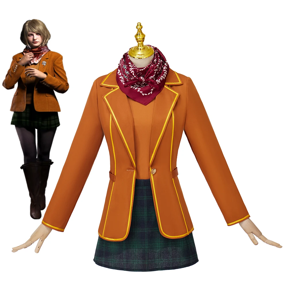 Game Ashley Graham Cosplay Fantasia Dress Suit Remake Costume Women's School Uniform Halloween Party Disguise Working Outfits
Game Ashley Graham Cosplay Fantasia Dress Suit Remake Costume Women's School Uniform Halloween Party Disguise Working Outfits