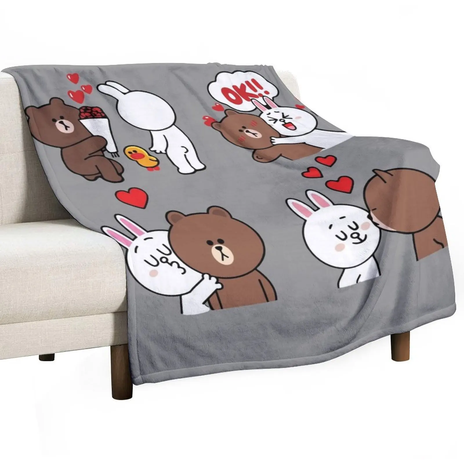 Brown Bear white Rabbit story love! Throw Blanket Soft Beds Baby for sofa Blankets
Brown Bear white Rabbit story love! Throw Blanket Soft Beds Baby for sofa Blankets