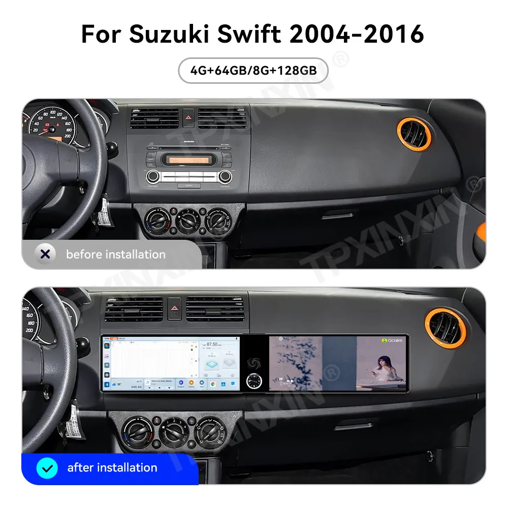 12.3'' Dual Screen Car Radio For Cultus Suzuki Swift 2004-2016 Car Multimedia Video Player Stereo GPS Navigation Carplay Unit 4G
12.3'' Dual Screen Car Radio For Cultus Suzuki Swift 2004-2016 Car Multimedia Video Player Stereo GPS Navigation Carplay Unit 4G