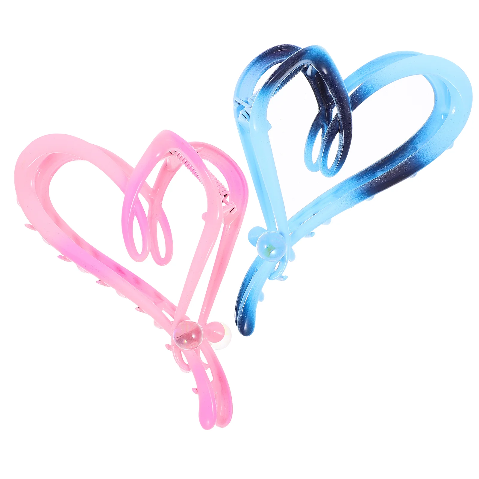 2 Pcs Heart Shaped Large Claw Clips for Thick Hair Styling Accessories Metal Spring Shark Barrettes Women Hair Claw
2 Pcs Heart Shaped Large Claw Clips for Thick Hair Styling Accessories Metal Spring Shark Barrettes Women Hair Claw