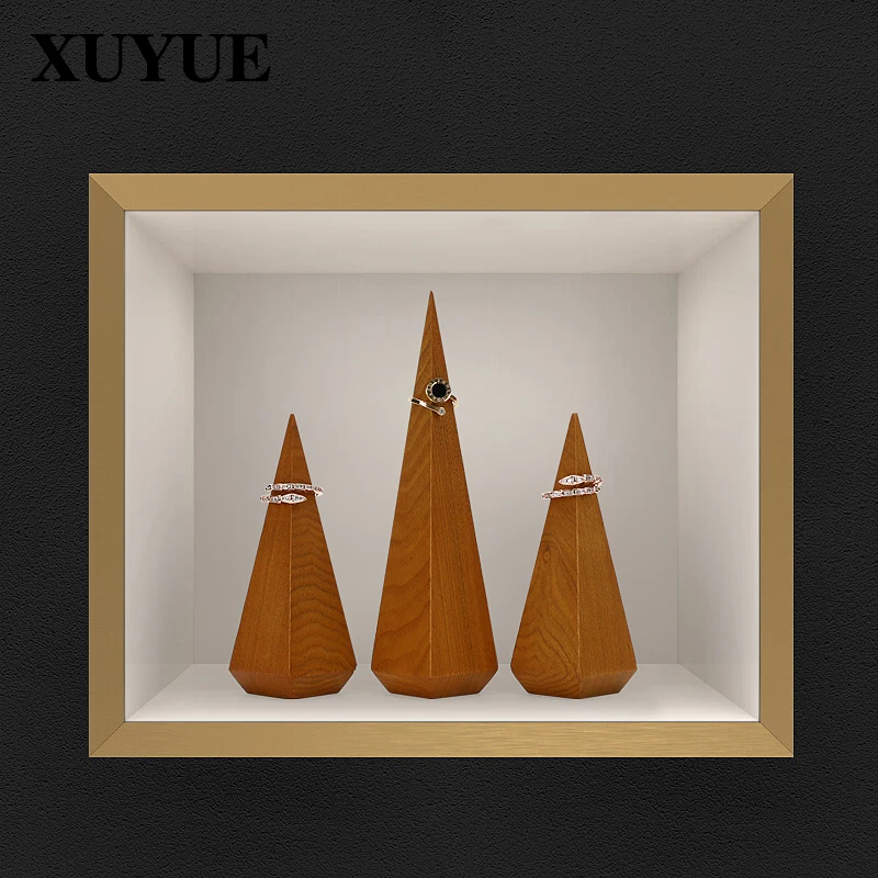 Creative New Solid Wood Ring Display Storage Rack Photography Props Jewelry Jewelry Cone Ring Jewelry Rack
Creative New Solid Wood Ring Display Storage Rack Photography Props Jewelry Jewelry Cone Ring Jewelry Rack