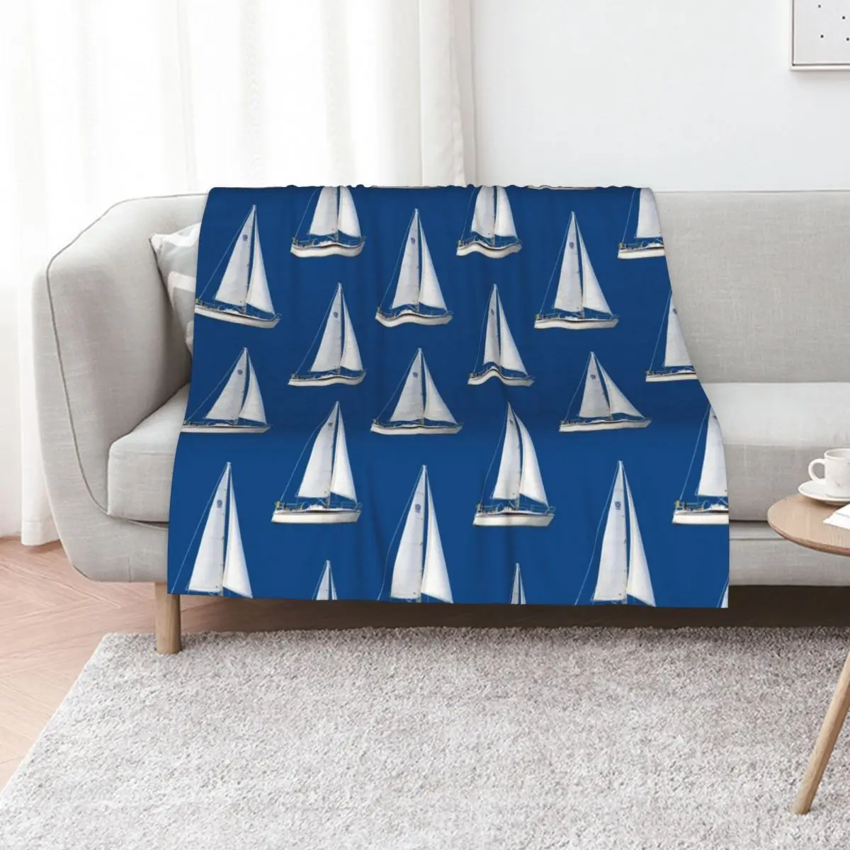 Maxi 95 Sailboat Throw Blanket Outdoor Soft Blanket for Picnic Beach Camping
Maxi 95 Sailboat Throw Blanket Outdoor Soft Blanket for Picnic Beach Camping
