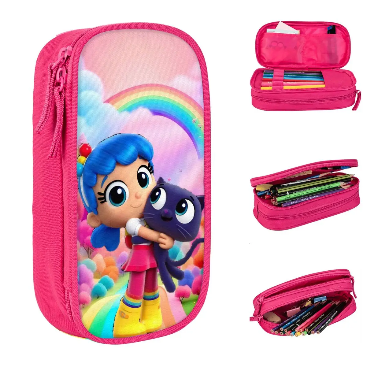 True Rainbows Kingdoms Cartoon Pencil Cases Pen Box Pencil Bags Student Large Storage School Supplies Gift Pencil Pouch
True Rainbows Kingdoms Cartoon Pencil Cases Pen Box Pencil Bags Student Large Storage School Supplies Gift Pencil Pouch