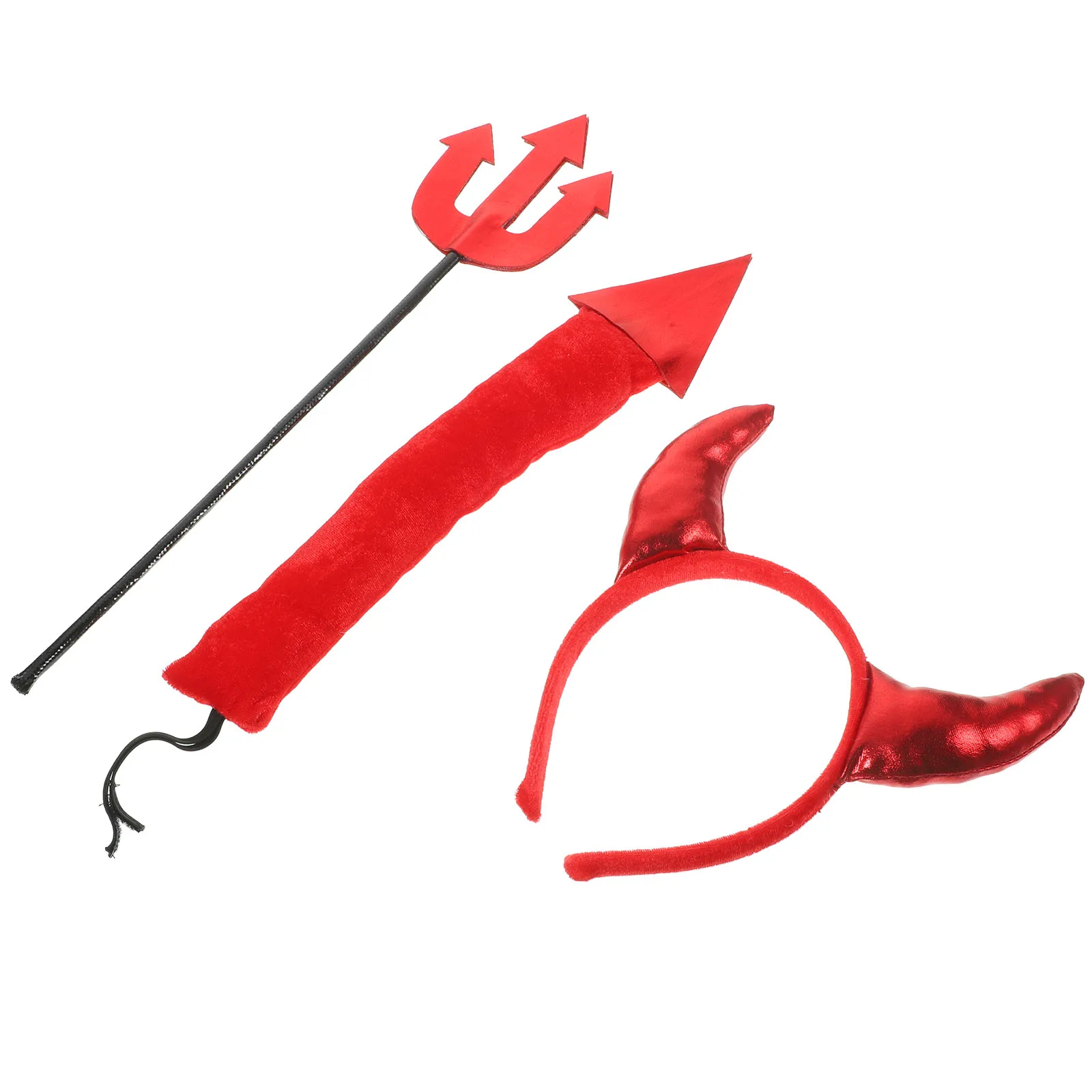 1 set Red Costume Set Horns Headb Tail for Halloween Party Stage Horns Headb For Party Cosplay Props Lightweight Plastic
1 set Red Costume Set Horns Headb Tail for Halloween Party Stage Horns Headb For Party Cosplay Props Lightweight Plastic