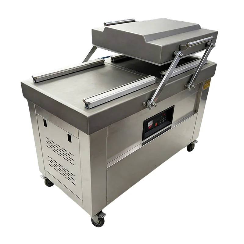 Вакуумный упаковщик для пищевых продуктов 400P, двухкамерный, для сухих и влажных продуктов, универсальный для масла и порошков, коммерческий, для магазинов
Вакуумный упаковщик для пищевых продуктов 400P, двухкамерный, для сухих и влажных продуктов, универсальный для масла и порошков, коммерческий, для магазинов