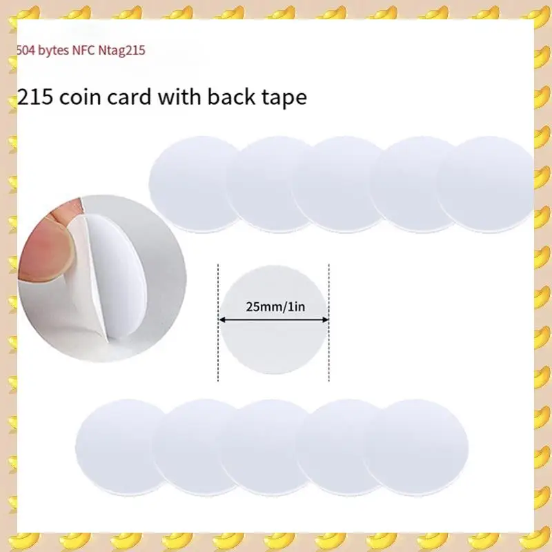 100 Pcs 13.56Mhz NFC Ntag215 Card Coin NTAG 215 Card Label 25 Mm Diameter Can Be Used For Homemade Amiibo Easy Install
100 Pcs 13.56Mhz NFC Ntag215 Card Coin NTAG 215 Card Label 25 Mm Diameter Can Be Used For Homemade Amiibo Easy Install