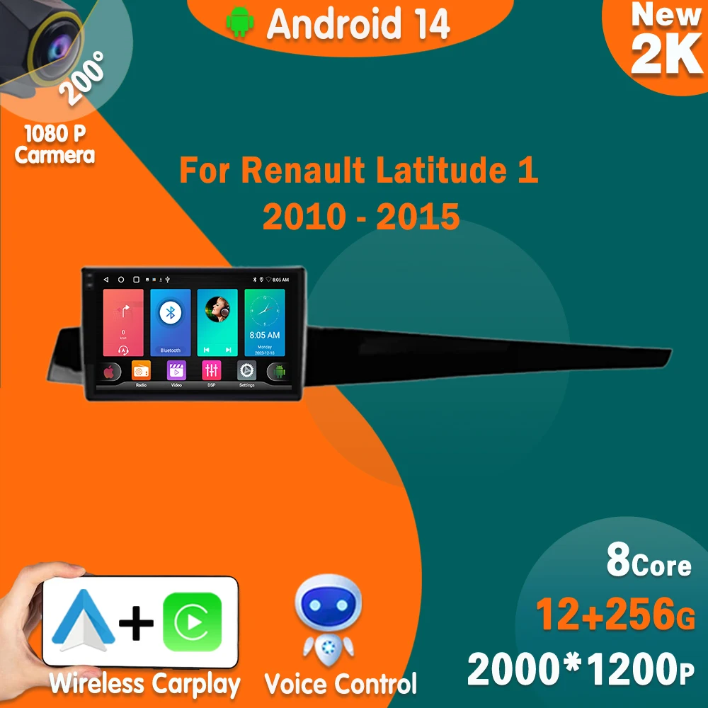 Android 14 For Renault Latitude 1 2010 - 2015 Car Radio Multimedia Video Player Carplay Auto GPS Navigation DSP RDS WIFI BT
Android 14 For Renault Latitude 1 2010 - 2015 Car Radio Multimedia Video Player Carplay Auto GPS Navigation DSP RDS WIFI BT