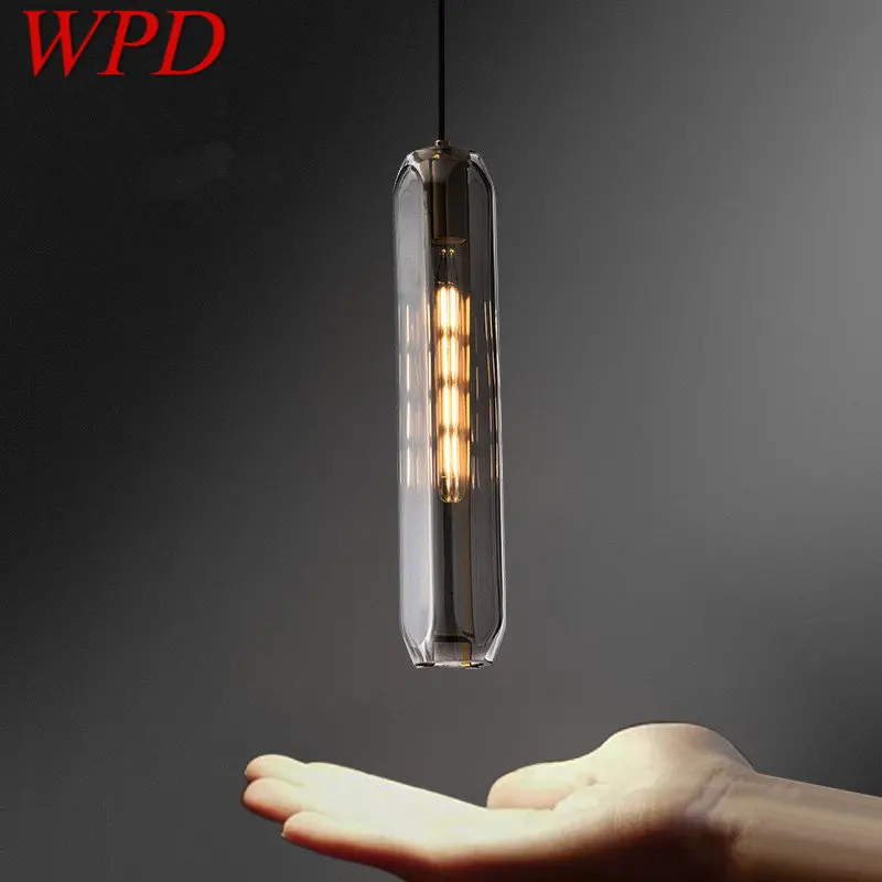 WPD Modern Brass Pendant Lights LED Simply Creative Crystal Smoky Grey Hanging Lamp For Home Bedroom Bedside Decor
WPD Modern Brass Pendant Lights LED Simply Creative Crystal Smoky Grey Hanging Lamp For Home Bedroom Bedside Decor