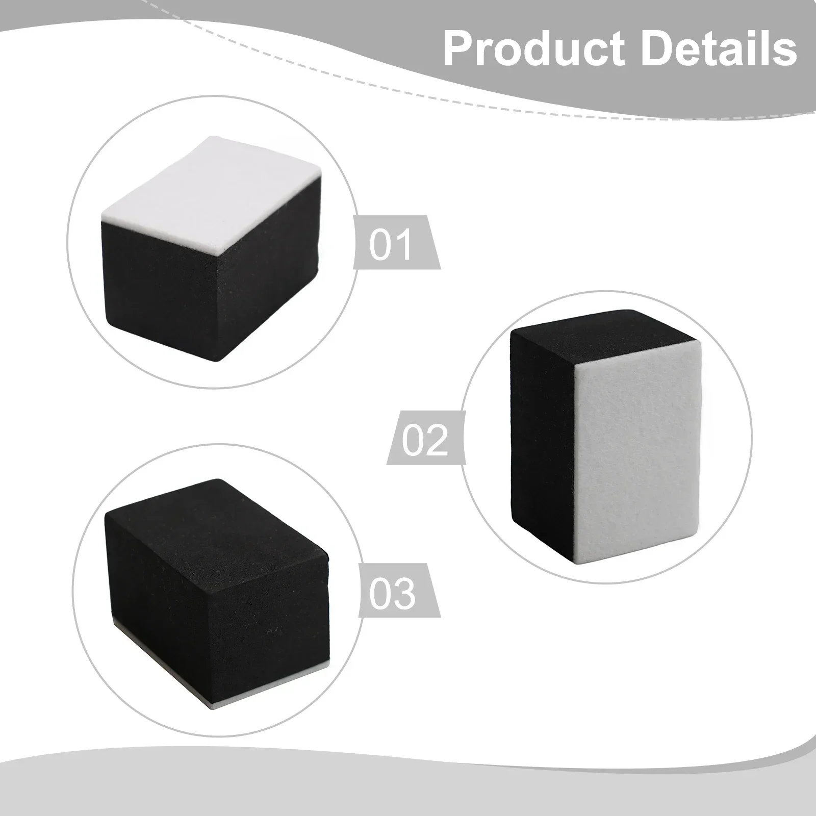 1pcs Sponges Car Ceramic Coating Sponge Glass Wax Coat Applicator Pads For Car Waxing, Car Polishing Etc 65*43*45mm
1pcs Sponges Car Ceramic Coating Sponge Glass Wax Coat Applicator Pads For Car Waxing, Car Polishing Etc 65*43*45mm