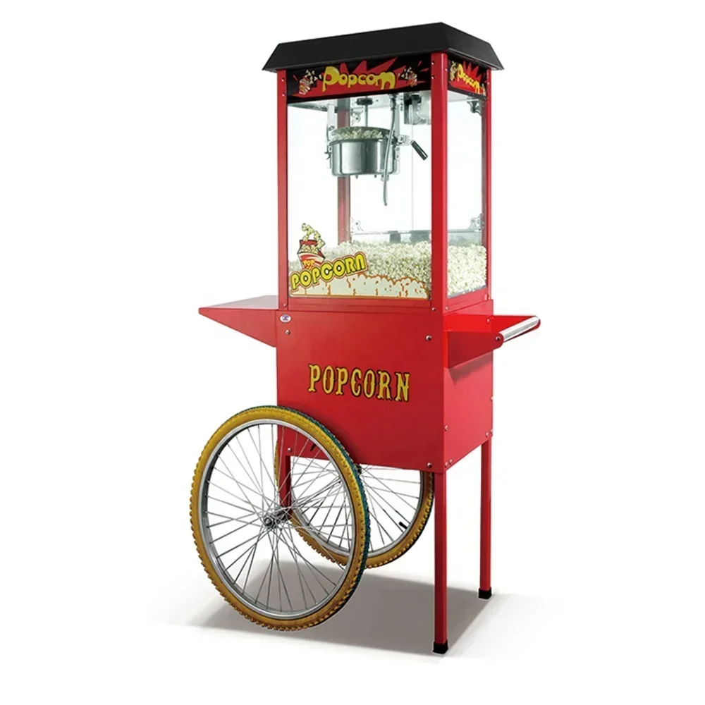 Commercial Popcorn Makers Popcornmachine Food A Pop Corn Big Industrial Gas Operated Caramel Popcorn Machine Cart with Wheels
Commercial Popcorn Makers Popcornmachine Food A Pop Corn Big Industrial Gas Operated Caramel Popcorn Machine Cart with Wheels