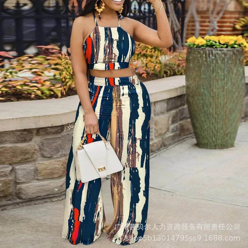 Women Spring Summer Trouser Set Pants Suit Sleeveless Wide Leg Pants Printing Color Casual Fashion Comfortable Regular Standard
Women Spring Summer Trouser Set Pants Suit Sleeveless Wide Leg Pants Printing Color Casual Fashion Comfortable Regular Standard