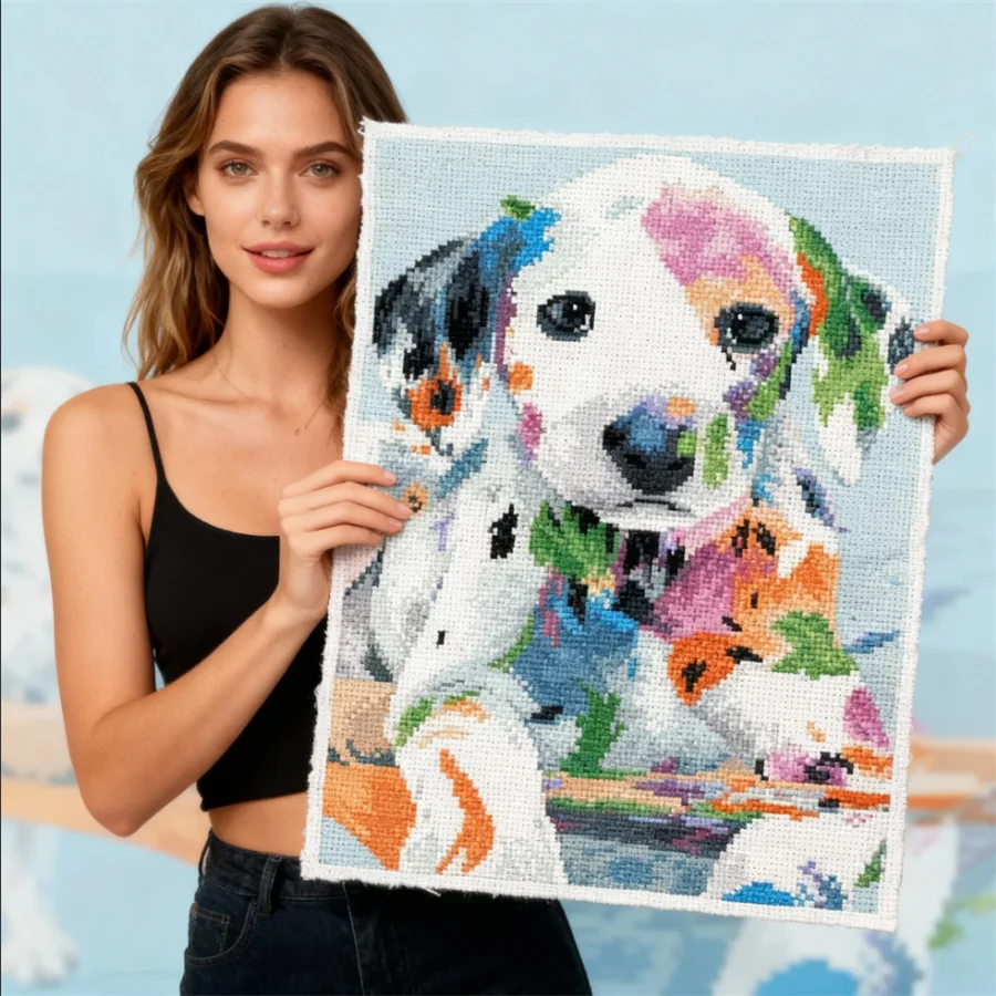 2026 Новый стиль, полный набор 11CT, вышивка крестиком, животные, собаки, принты, вышивка своими руками и хобби плетения, изделия ручной работы
2026 Новый стиль, полный набор 11CT, вышивка крестиком, животные, собаки, принты, вышивка своими руками и хобби плетения, изделия ручной работы