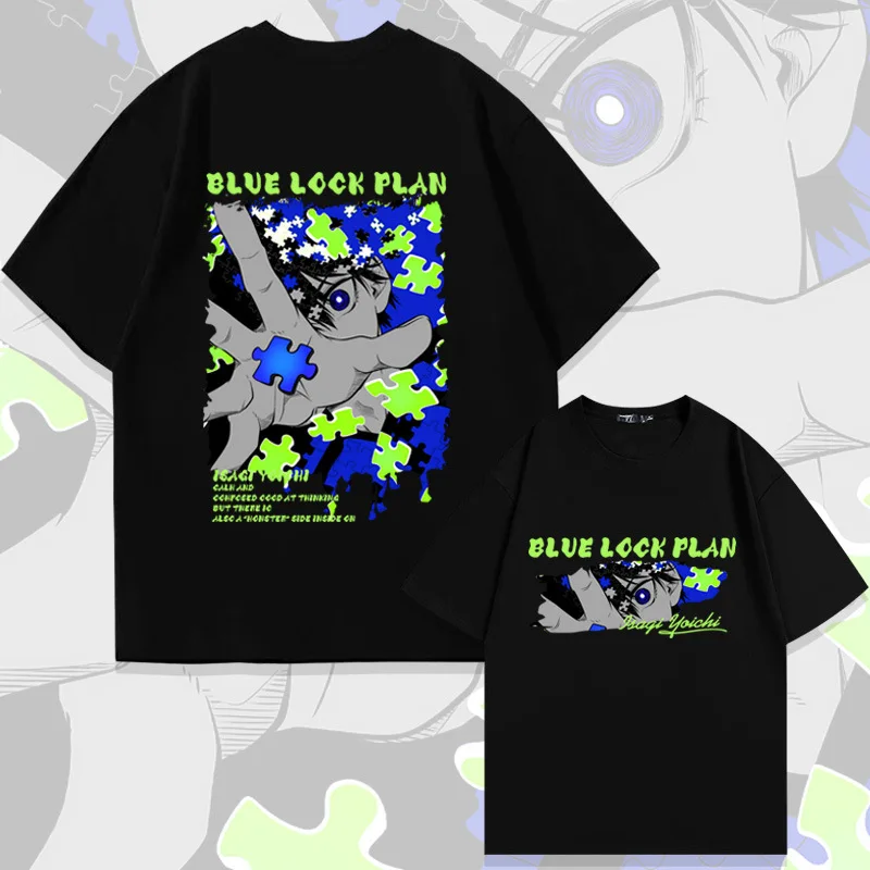 Summer printed T-shirt Day anime Blue Prison 100 cotton short sleeve T-shirt Fashion brand loose breathable T-shirt
Summer printed T-shirt Day anime Blue Prison 100 cotton short sleeve T-shirt Fashion brand loose breathable T-shirt