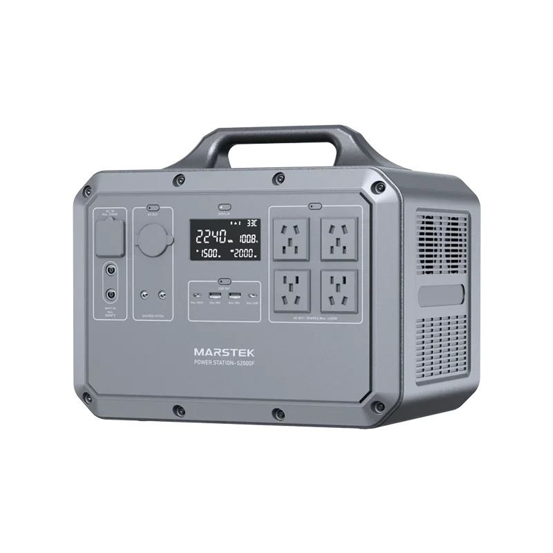 Lithium iron phosphate outdoor mobile power supply 2240Wh capacity fast charging 2400W high power 220V emergency energy storage
Lithium iron phosphate outdoor mobile power supply 2240Wh capacity fast charging 2400W high power 220V emergency energy storage