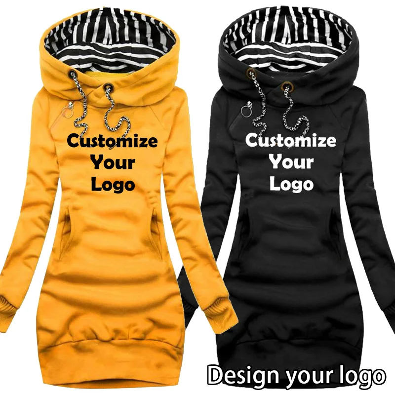 Customized Women Sweater Dress Long Sleeve Hoodie Dress Autumn Winter Casual Slim Sweater Hoodies Dress
Customized Women Sweater Dress Long Sleeve Hoodie Dress Autumn Winter Casual Slim Sweater Hoodies Dress