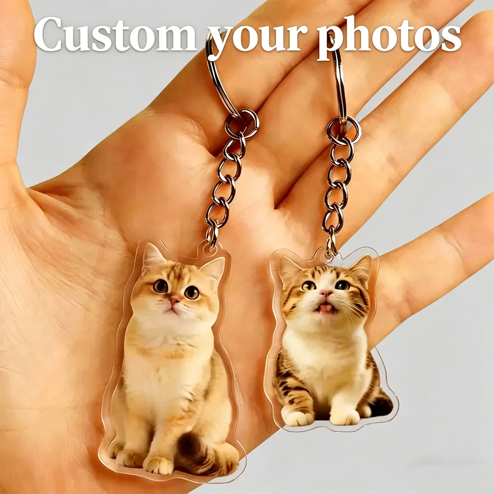 Custom Pet Photo Keychain Cute Pet Accessories Gifts That Cats And Dogs Like Outdoor Essential Pet Identity Keychain Family Gift
Custom Pet Photo Keychain Cute Pet Accessories Gifts That Cats And Dogs Like Outdoor Essential Pet Identity Keychain Family Gift