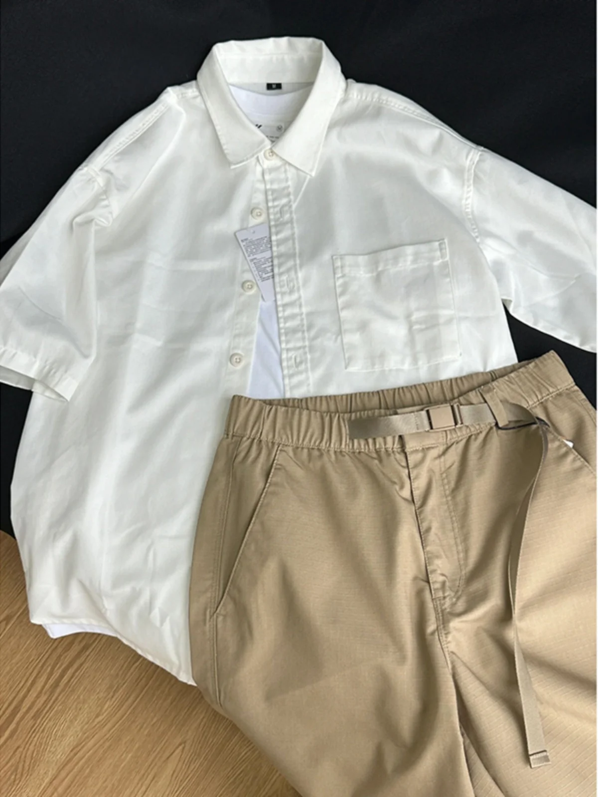 Pure Cotton ort Sve Men's irt Lightweight Summer Faion Japanese Sle Workwear f Sve Sun Protection Outerwear
Pure Cotton ort Sve Men's irt Lightweight Summer Faion Japanese Sle Workwear f Sve Sun Protection Outerwear