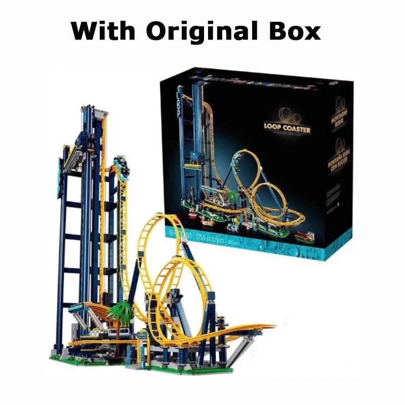 New 3756PCS Loop Roller Coaster With Original Box City Creative Building Block Plastic Model 10303 Bricks Toys For Kids Gifts
New 3756PCS Loop Roller Coaster With Original Box City Creative Building Block Plastic Model 10303 Bricks Toys For Kids Gifts