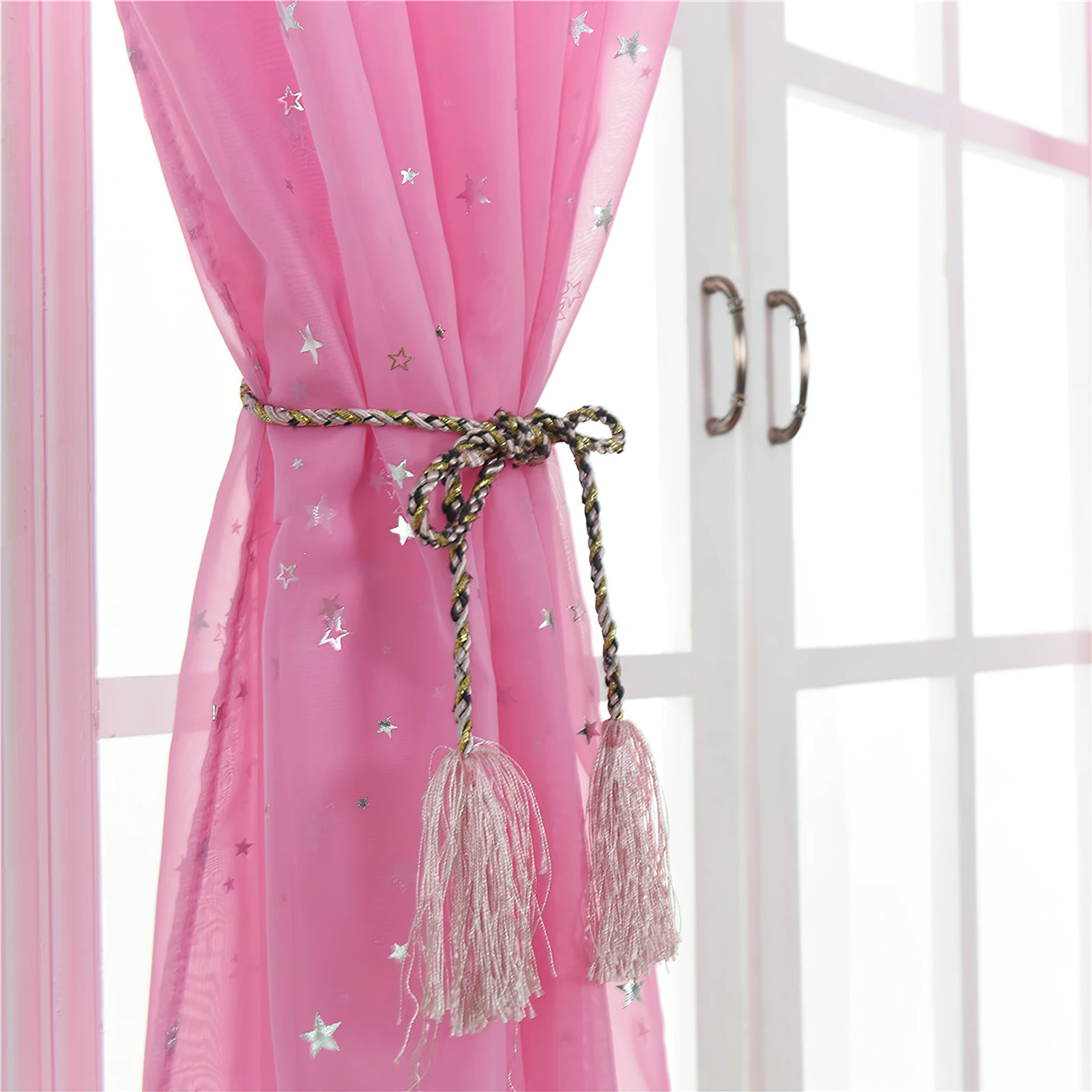 Silver Star Curtains Voile Window Tulle Privacy Living Bedroom Child Voile Curtains Room Play Elegant Polyester
Silver Star Curtains Voile Window Tulle Privacy Living Bedroom Child Voile Curtains Room Play Elegant Polyester
