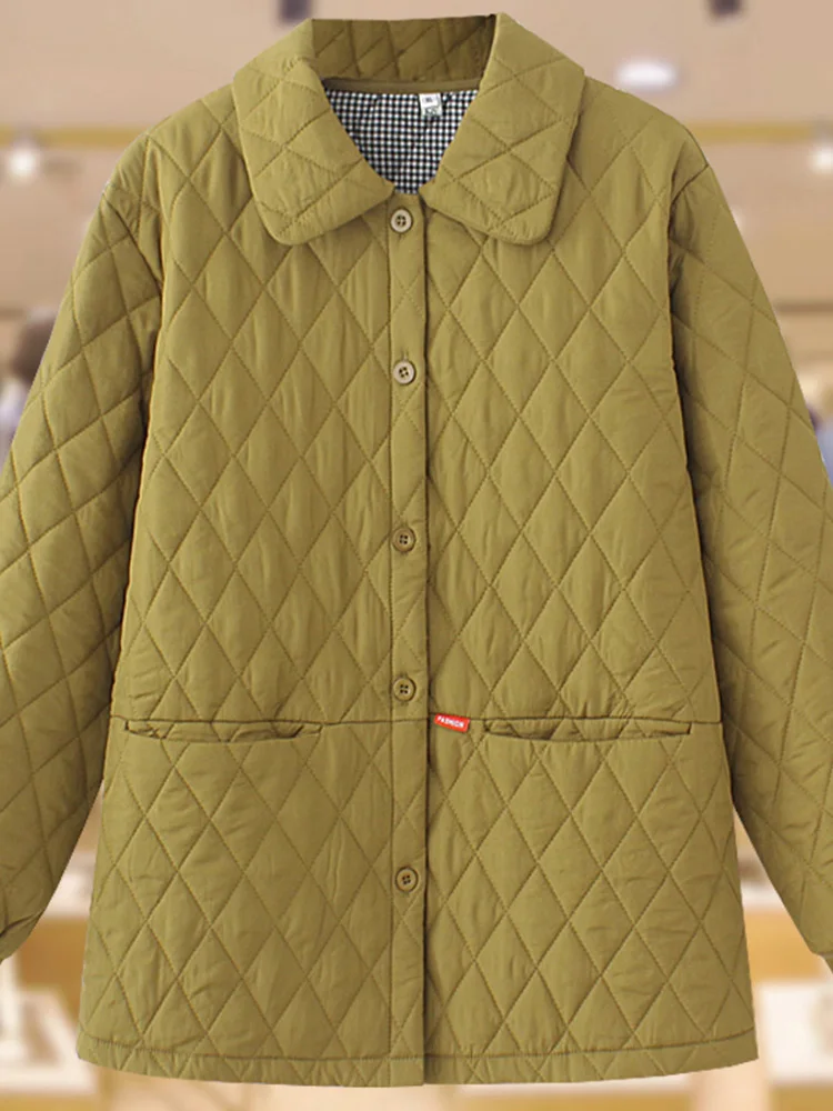 Теплый хлопковый джет для женщин среднего возраста и ly, осенне-зимнее модное пальто для мам большого размера, удобное 
Теплый хлопковый джет для женщин среднего возраста и ly, осенне-зимнее модное пальто для мам большого размера, удобное