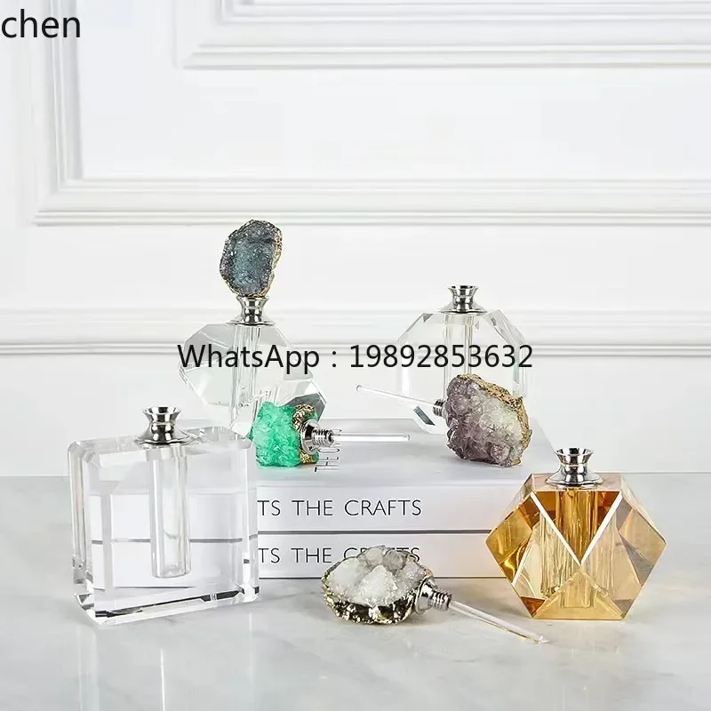 7BGZlight luxury creative crystal glass transparent perfume bottle dresser living room bedroom desktop crafts
7BGZlight luxury creative crystal glass transparent perfume bottle dresser living room bedroom desktop crafts