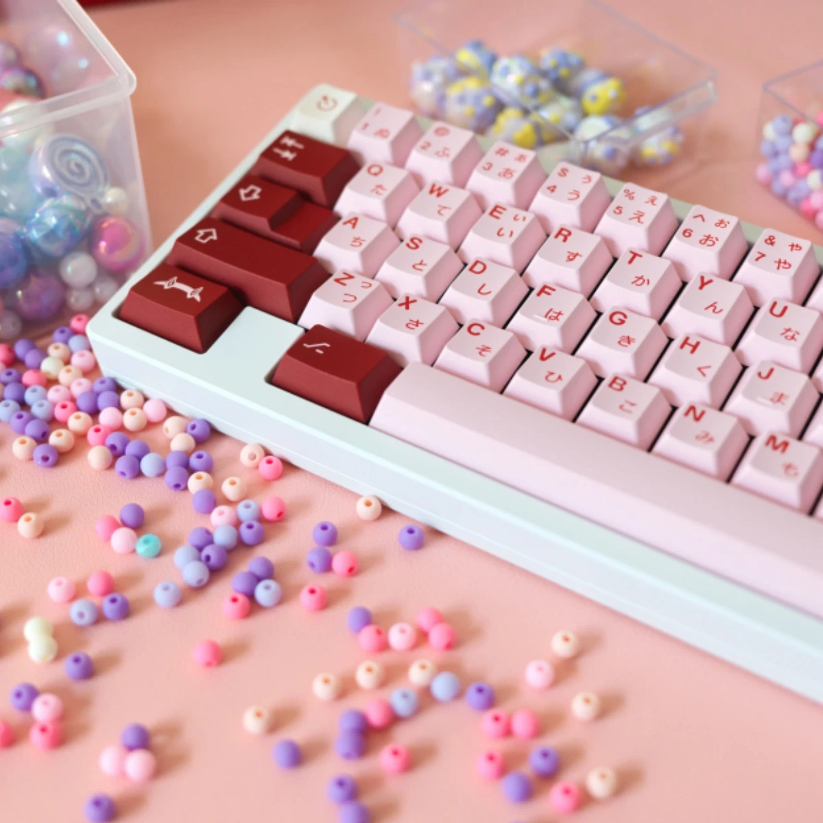 GMK Darling 140 Keys Keycaps Cherry Profile Dye Sublimation with 1.75U 2U Shift Keycaps for Mechanical Keyboard PBT Key Caps
GMK Darling 140 Keys Keycaps Cherry Profile Dye Sublimation with 1.75U 2U Shift Keycaps for Mechanical Keyboard PBT Key Caps