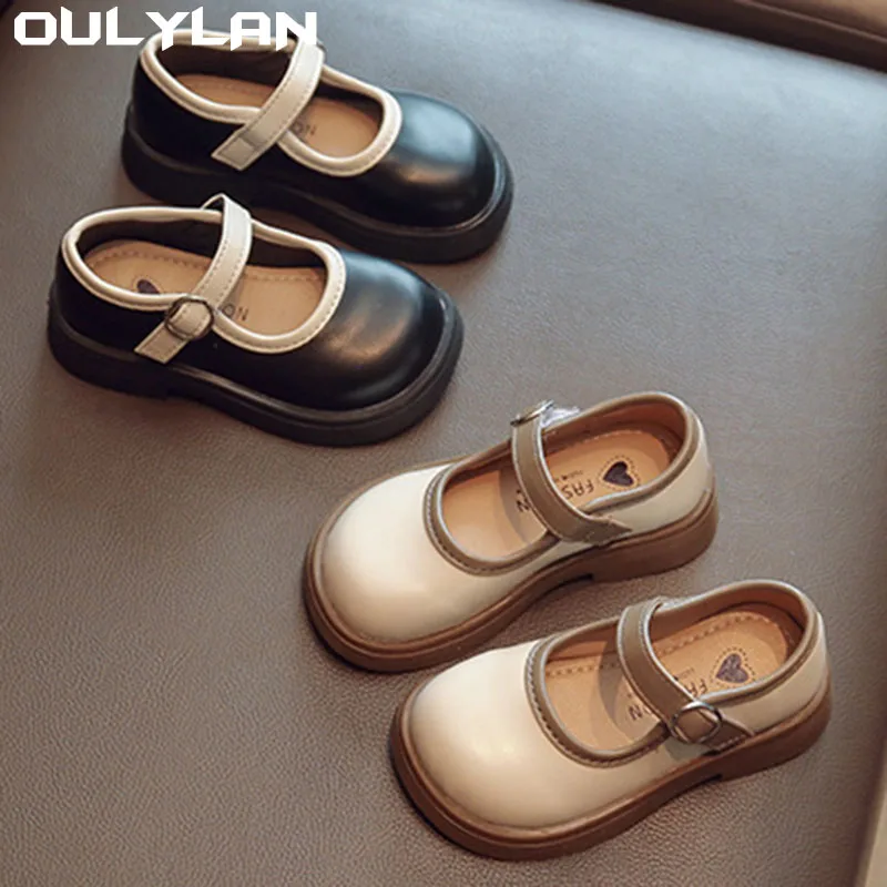 Oulylan 2025 Black Soft Soled Single Shoes Shoes for Girls PU Leather Princess Shoes for Children Shoes 21-36 Footwear
Oulylan 2025 Black Soft Soled Single Shoes Shoes for Girls PU Leather Princess Shoes for Children Shoes 21-36 Footwear