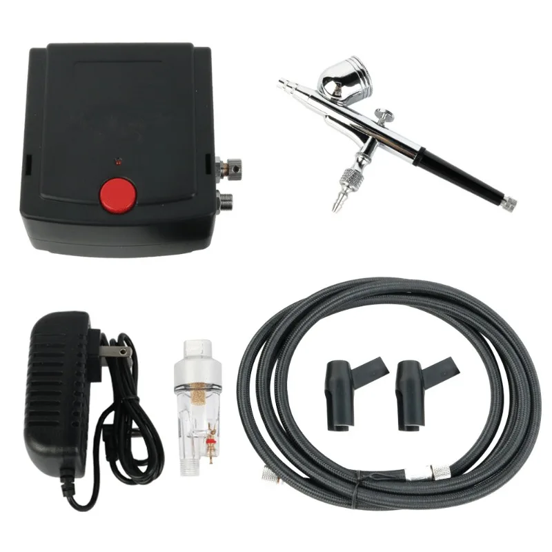 Coloring airbrush air pump set Mini plug-in pump Auto furniture refinish model air pump
Coloring airbrush air pump set Mini plug-in pump Auto furniture refinish model air pump