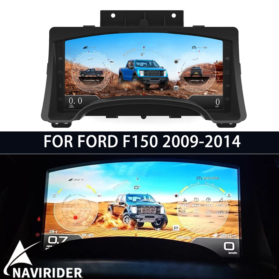 13.1'' Car Digital LCD Cluste For Ford F150 2009-2014 Carplay Android Auto Display Clusterr Multiple Virtual Cockpit Dashboard
13.1'' Car Digital LCD Cluste For Ford F150 2009-2014 Carplay Android Auto Display Clusterr Multiple Virtual Cockpit Dashboard