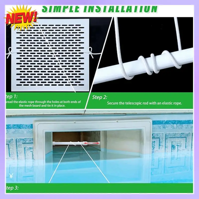 T24C Skimmer Guard Kit Prevent Blockage Easy Assembly White Leaf Rake Pool Skimmer Net
T24C Skimmer Guard Kit Prevent Blockage Easy Assembly White Leaf Rake Pool Skimmer Net