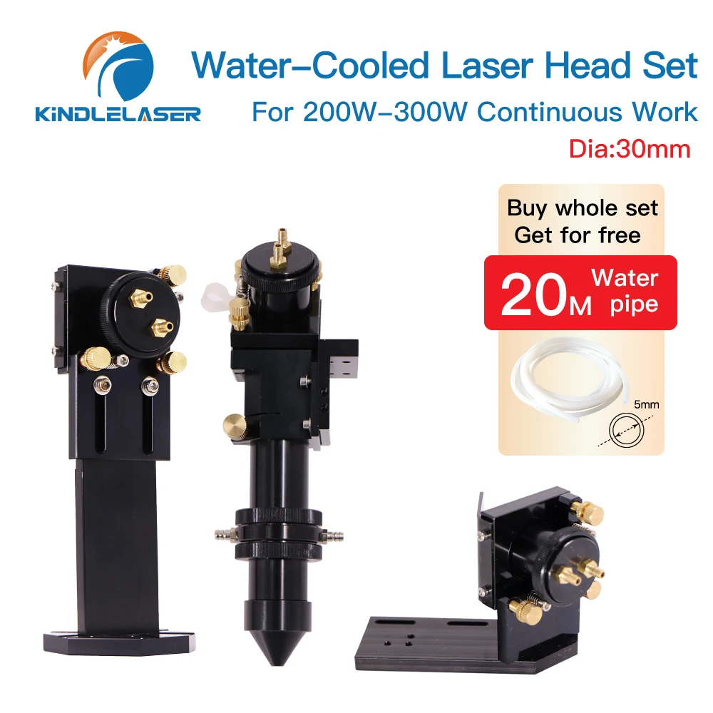 Laser Head Set with Water Cooling Interface Mirror Dia.30/Lens Dia.25 Focal Length 50.8&63.5mm Integrative Mount Holder(Black)
Laser Head Set with Water Cooling Interface Mirror Dia.30/Lens Dia.25 Focal Length 50.8&63.5mm Integrative Mount Holder(Black)