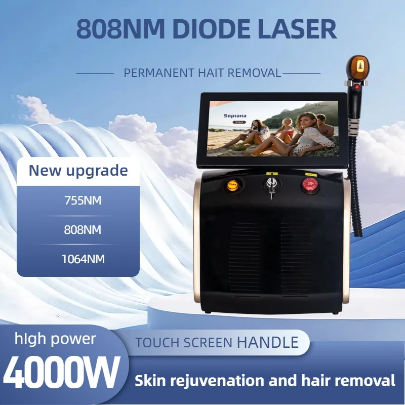 Professional 3 Wavelength 755/808/1064nm Freezing Point laser permanent Painless Hair removal Machine Skin Rejuvenation hot sale
Professional 3 Wavelength 755/808/1064nm Freezing Point laser permanent Painless Hair removal Machine Skin Rejuvenation hot sale