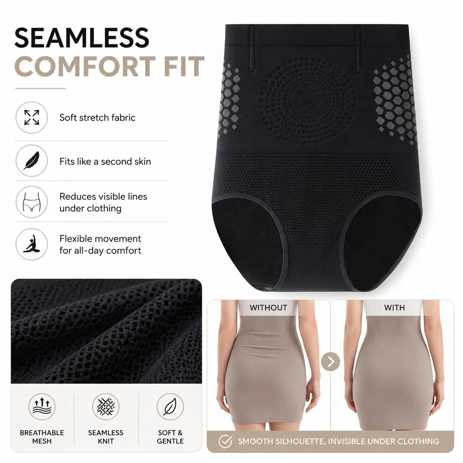 4-in-1 Moringa and Berberine Shorts, Seamless High Waist Tummy Control Shapewear Yoga Shorts 3PCS
4-in-1 Moringa and Berberine Shorts, Seamless High Waist Tummy Control Shapewear Yoga Shorts 3PCS