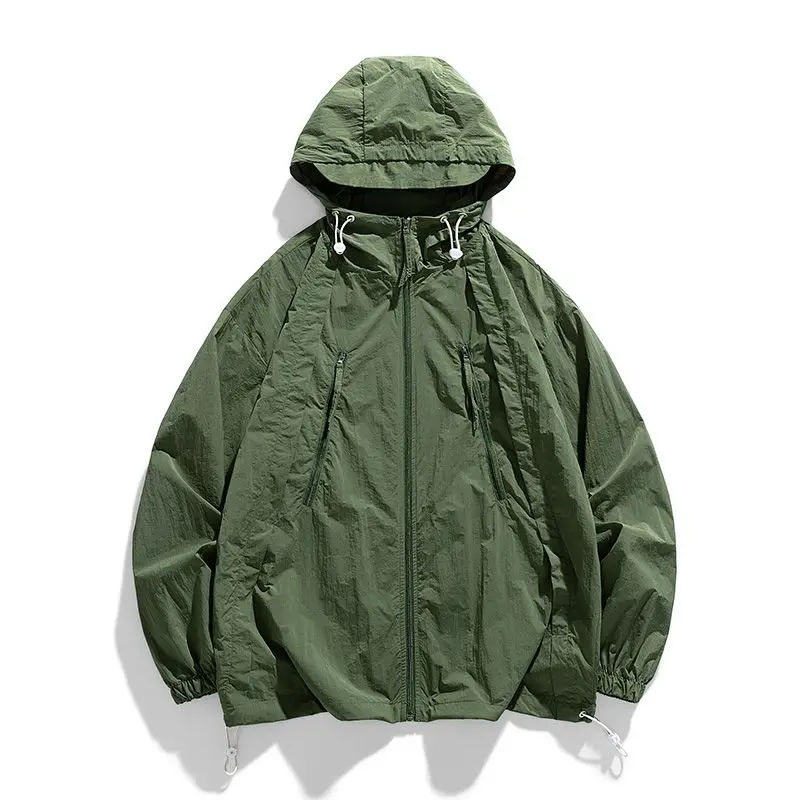 Summer Ice Silk Fabric Sunscreen Clothing for Men Thin Ultra-light Breathable UV Protection Outdoor Sunscreen Jacket W143
Summer Ice Silk Fabric Sunscreen Clothing for Men Thin Ultra-light Breathable UV Protection Outdoor Sunscreen Jacket W143