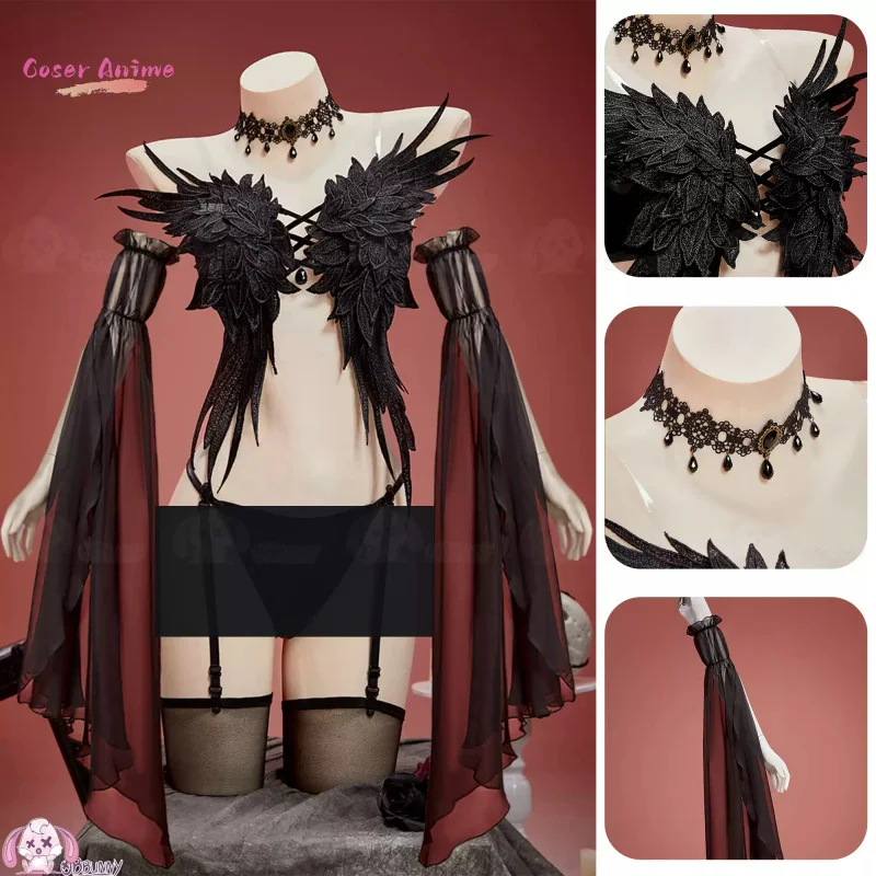 Dark Fallen Angel Halloween Cosplay Costume - Gothic Darkness Cosplay Set
Dark Fallen Angel Halloween Cosplay Costume - Gothic Darkness Cosplay Set