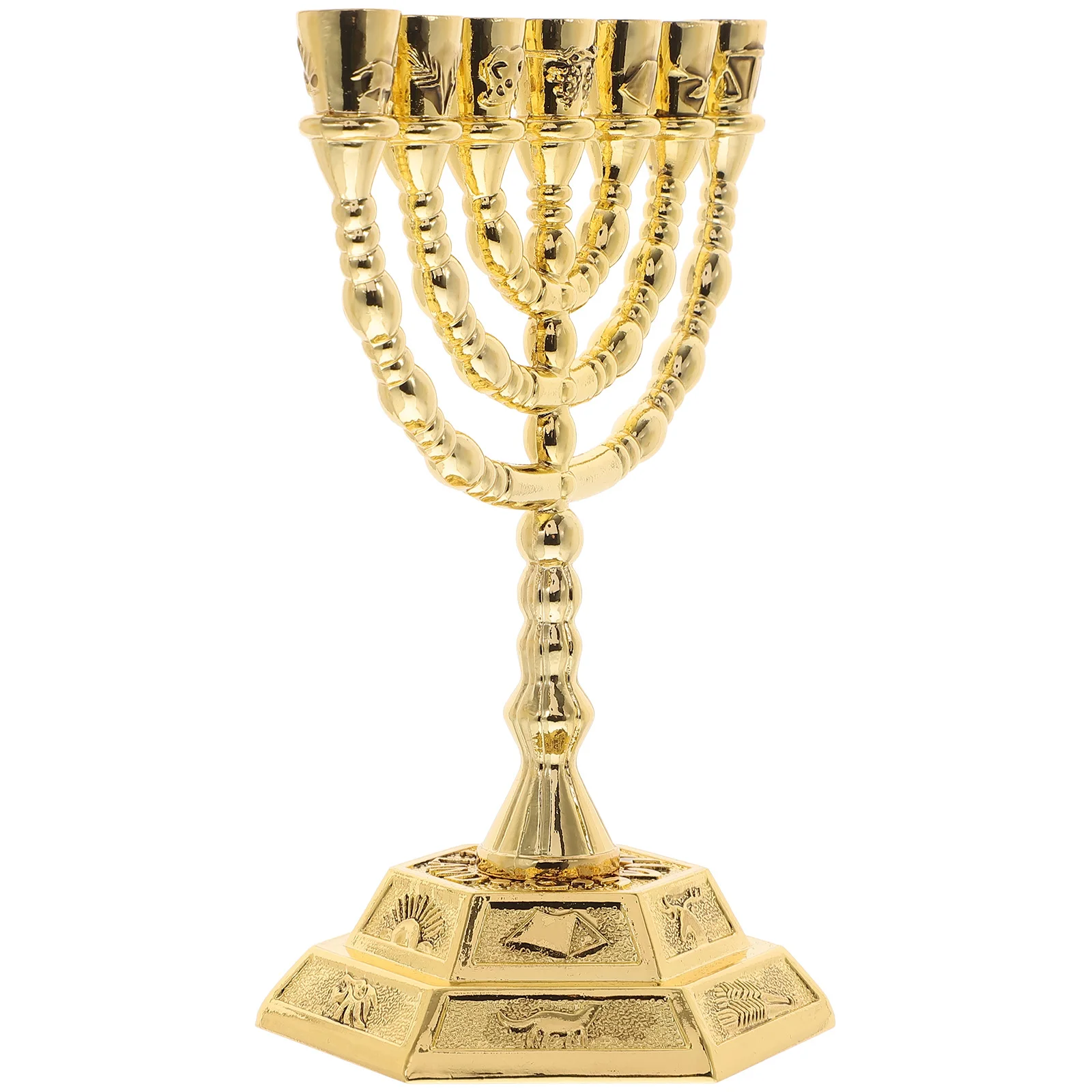Metal Menorah Candelabrum Decor Hanukkah Religious Candlesticks Desktop Ornaments Jewish Tall Holder Home Desktop
Metal Menorah Candelabrum Decor Hanukkah Religious Candlesticks Desktop Ornaments Jewish Tall Holder Home Desktop