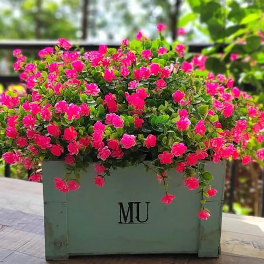 12 Bundles Artificial Flowers for Outdoors UV Resistant Fake Flowers with Plastic Plants Faux Flowers for Outside Window Box Fr
12 Bundles Artificial Flowers for Outdoors UV Resistant Fake Flowers with Plastic Plants Faux Flowers for Outside Window Box Fr