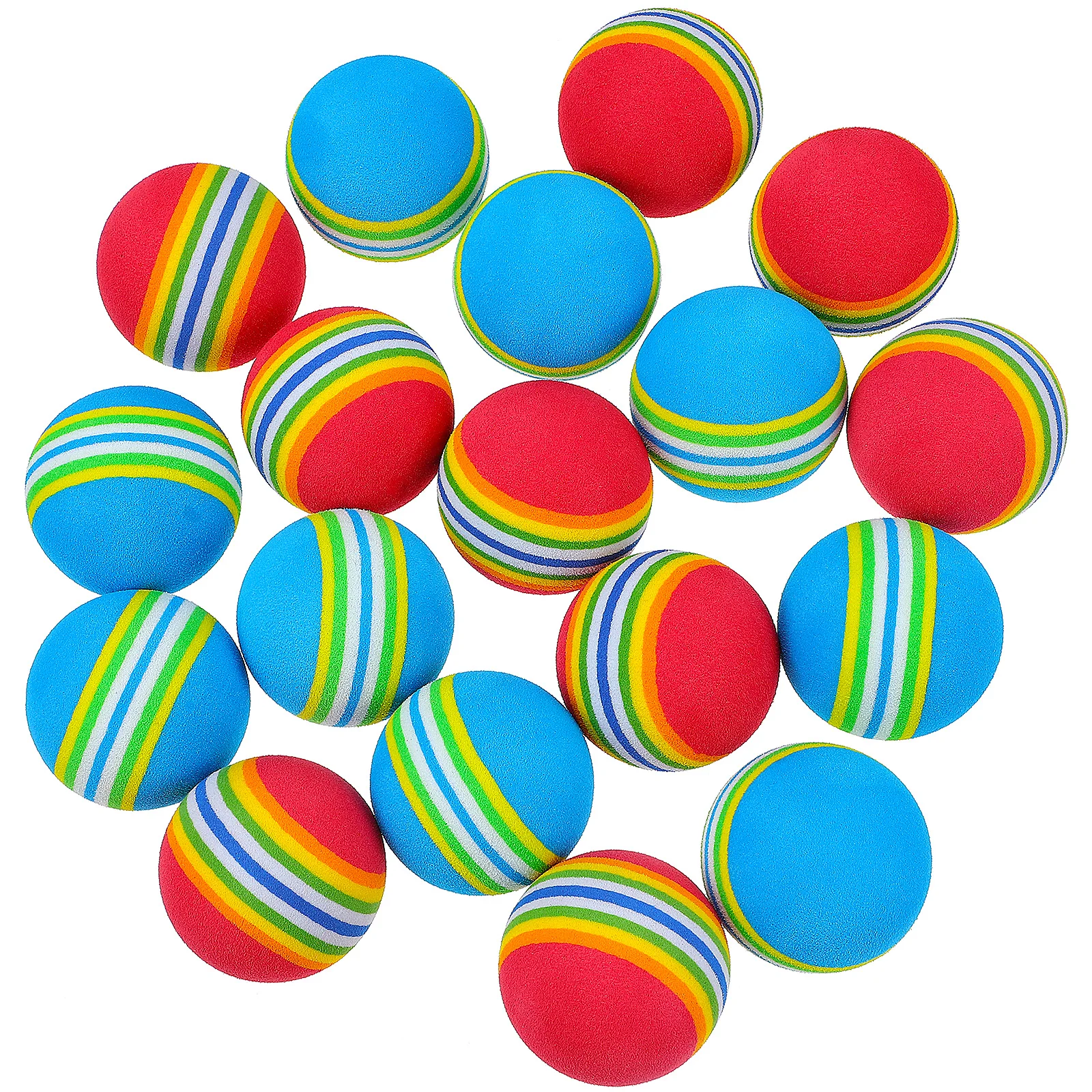 26 Pcs Balls Colorful Stripe Practice Props EVA Lightweight Flexible Ideal Beginners Home Garden Indoor Toy Pets
26 Pcs Balls Colorful Stripe Practice Props EVA Lightweight Flexible Ideal Beginners Home Garden Indoor Toy Pets