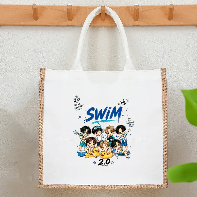 Linen Handbag Arirang 2.0 World Tour 2026 Swim White Spliced Large Capacity Shopping Bag Male and Female Tote Bags Kpop Fan Gift
Linen Handbag Arirang 2.0 World Tour 2026 Swim White Spliced Large Capacity Shopping Bag Male and Female Tote Bags Kpop Fan Gift