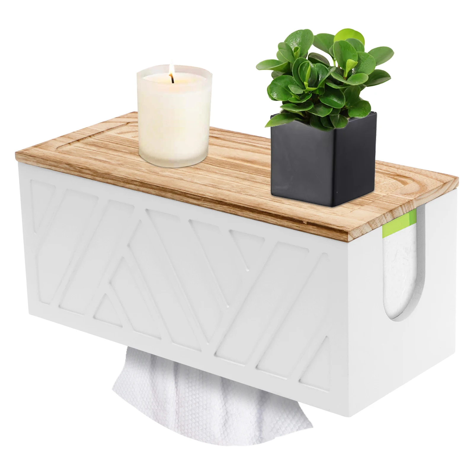 Wooden Paper Towel Wall Dispenser Wall Mount Hand Paper Towel Holder With Detachable Lid for Bathroom Kitchen Office
Wooden Paper Towel Wall Dispenser Wall Mount Hand Paper Towel Holder With Detachable Lid for Bathroom Kitchen Office