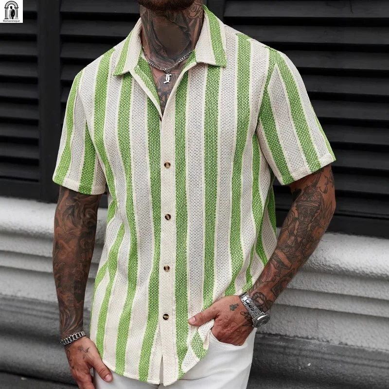 2026 New Summer Men's V-Neck Shirt American Fashion Business Casual Short Sleeve Lapel Button Down Shirt Youth Trendy Tops
2026 New Summer Men's V-Neck Shirt American Fashion Business Casual Short Sleeve Lapel Button Down Shirt Youth Trendy Tops