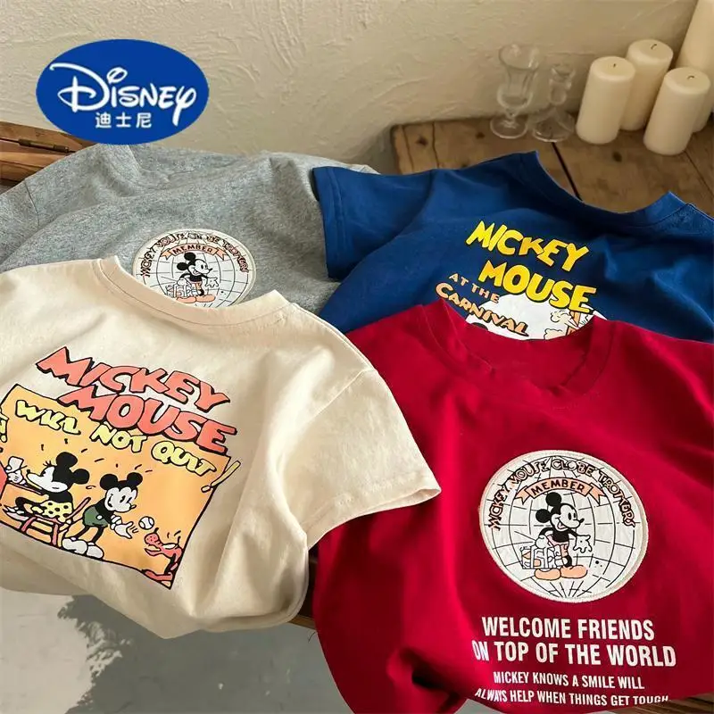 Disney Kids Cotton T-Shirt for Summer | Lightweight Short Sleeve Tee with Cartoon Print for Boys & Girls
Disney Kids Cotton T-Shirt for Summer | Lightweight Short Sleeve Tee with Cartoon Print for Boys & Girls