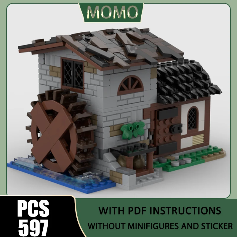 Castle Model Moc Building Blocks Small Medieval Village Water Mill Technology Brick Assembly Construction Christmas Toys Gifts
Castle Model Moc Building Blocks Small Medieval Village Water Mill Technology Brick Assembly Construction Christmas Toys Gifts