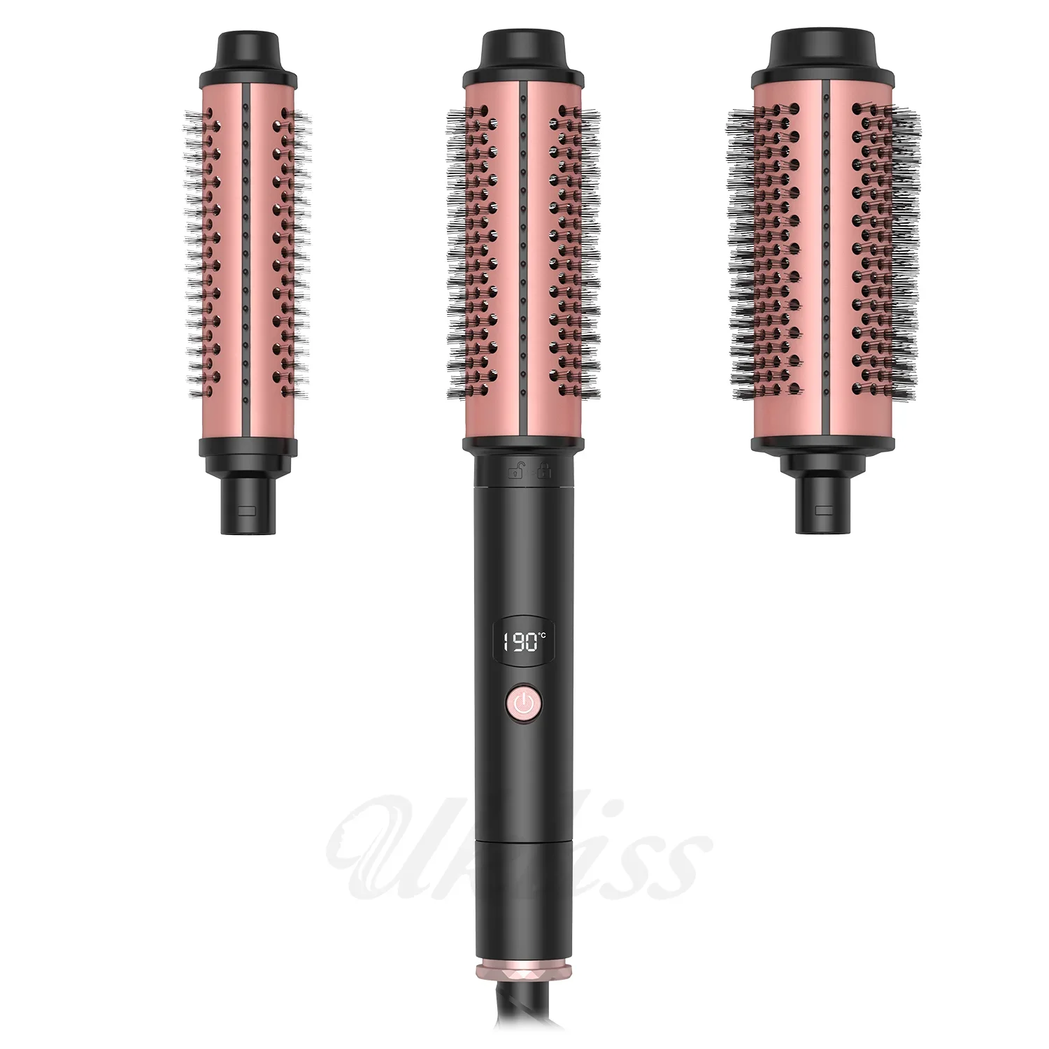 3 in 1 Curling Iron Brush Double PTC Heated Thermal Brush 3 Ceramic Wands Fast Heating Professional Hair Styling Tool for Women
3 in 1 Curling Iron Brush Double PTC Heated Thermal Brush 3 Ceramic Wands Fast Heating Professional Hair Styling Tool for Women