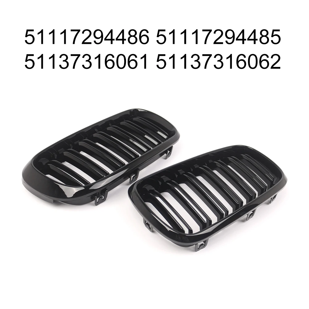 X5 F15 Grille Dual Slats Grille Car Modification Gloss Black Finish Pressure Resistant For BMW X5 F15 2013-2018
X5 F15 Grille Dual Slats Grille Car Modification Gloss Black Finish Pressure Resistant For BMW X5 F15 2013-2018